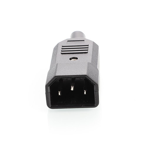 C14 Male Straight Plug 10A Power Connector